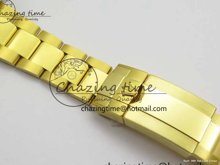 AAA Replica Watches and Daytona Noob YG Bracelet BestValue 904L SA Black Crystal Case Dial YG Best 1:1 2630 116508 Edition 0109